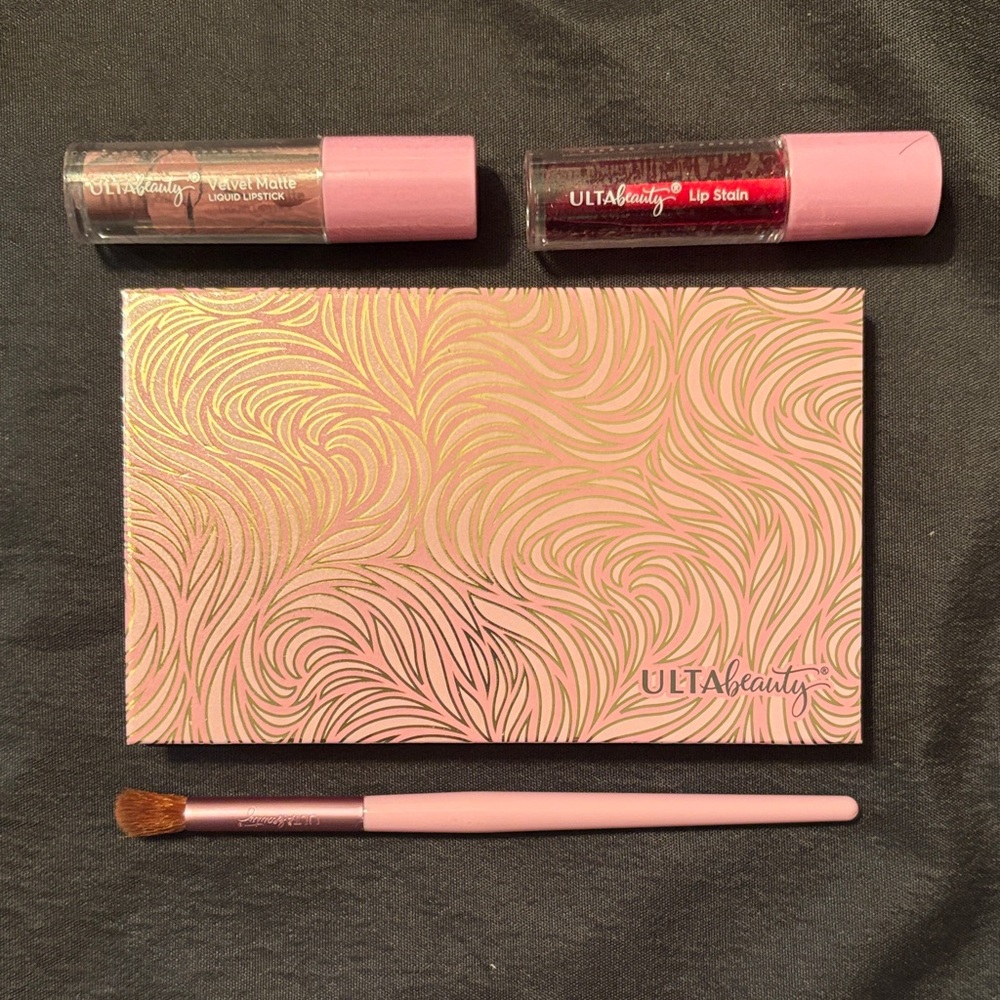 Ulta Meet Me in The Moonlight Face Pallette,Brush and Liquid lipstick&Stain